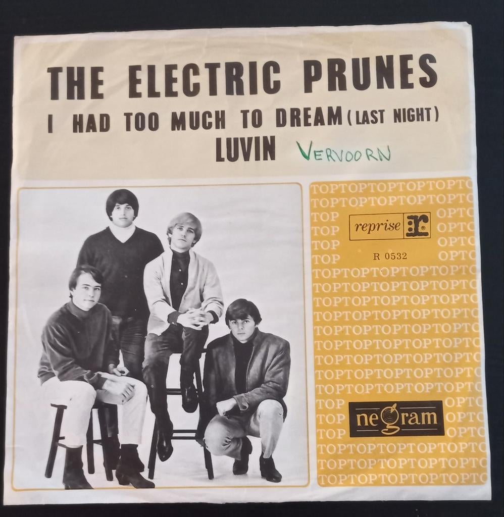 The Electric Prunes i had too much to dream 45FH PSYCH MONO, Gebruikt, Originele persing, 7 inch, Single