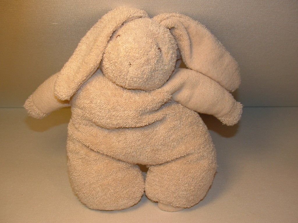 HAPPY HORSE KONIJN BADSTOF BEIGE MET GEWAFELDE BEIGE, Ophalen of Verzenden, Nieuw, Overige typen
