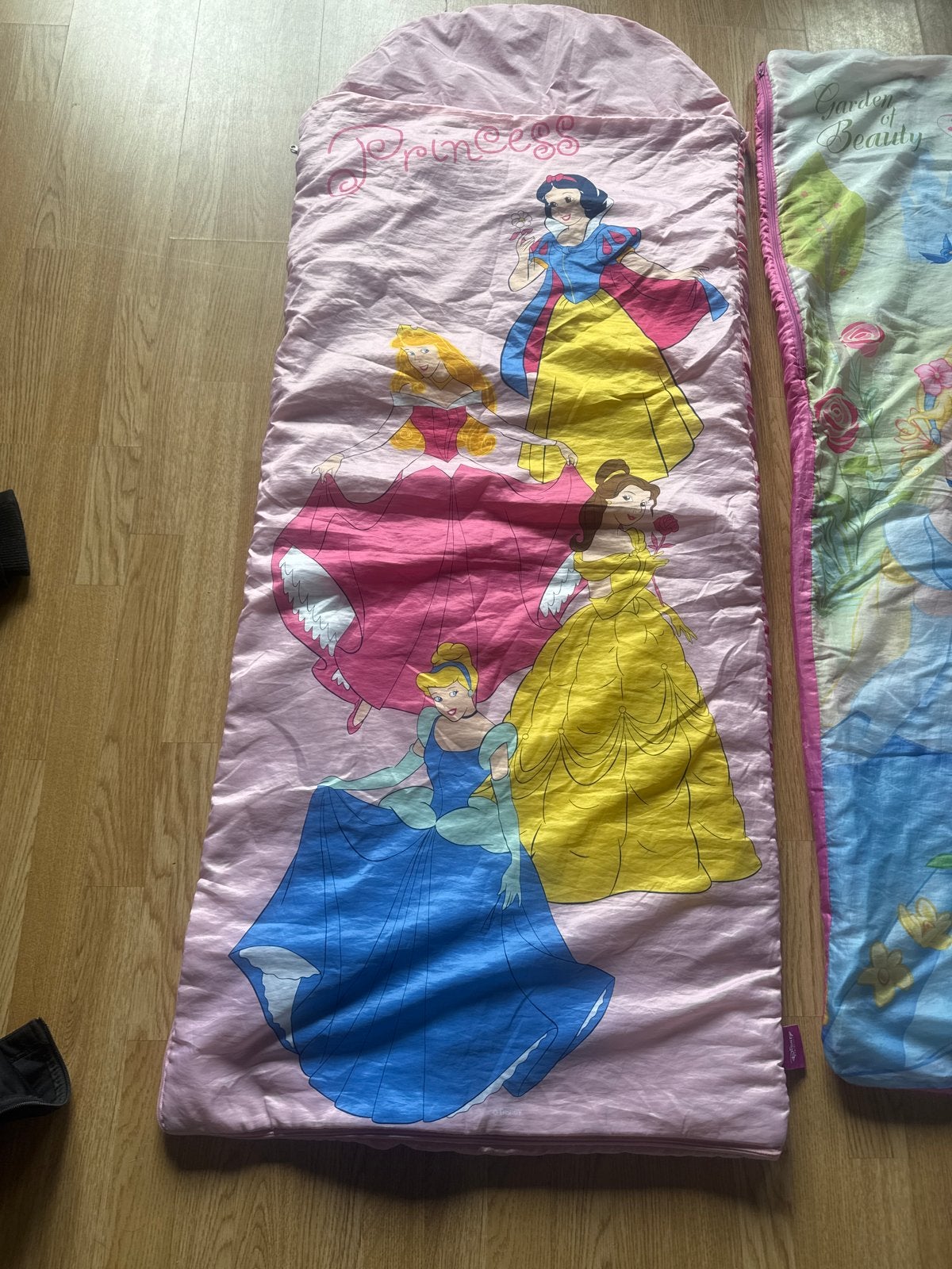 Disney Prinsessen Slaapzakken - Set van 2, Ophalen, Gebruikt, Overige merken, Deken of Dekbed