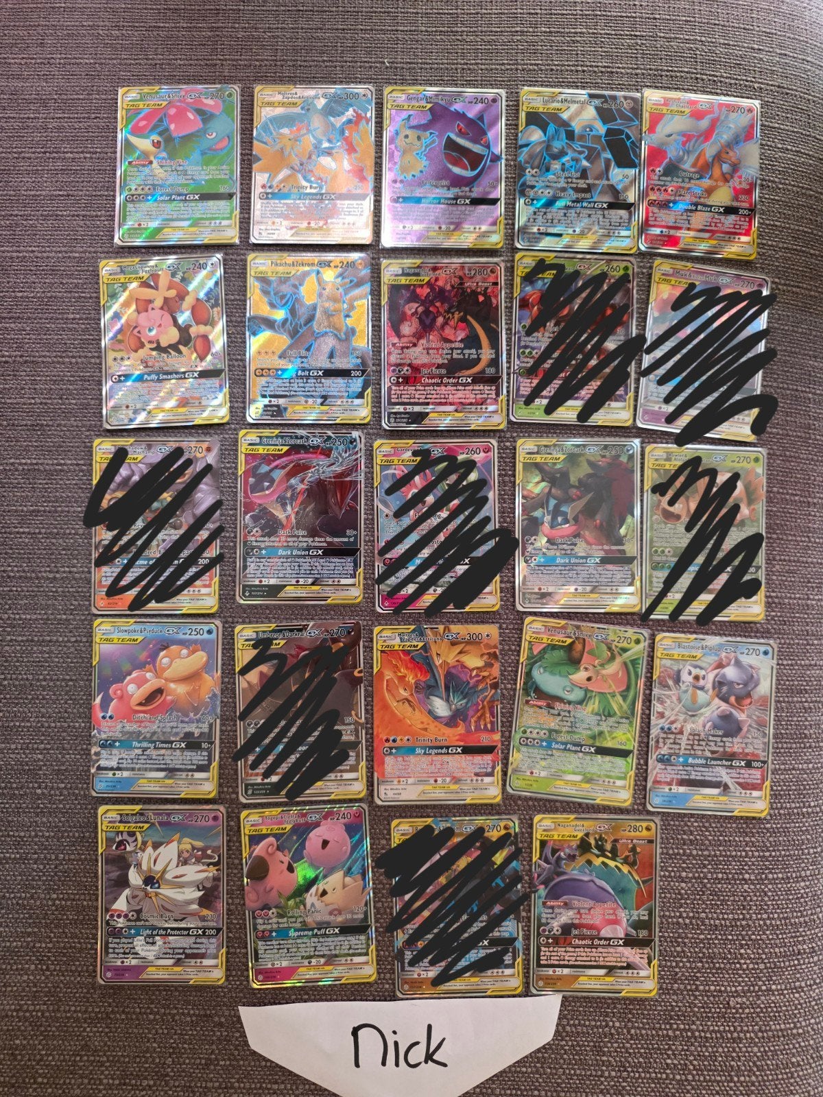 Pokemon Cosmic Eclipse, Unified Minds en Team Up tag team, Ophalen, Zo goed als nieuw, Meerdere kaarten