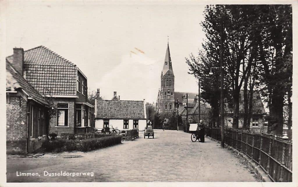 V909 Limmen Dusseldorperweg - Uitg J Stuifbergen -, Ophalen of Verzenden, Gelopen, Limburg