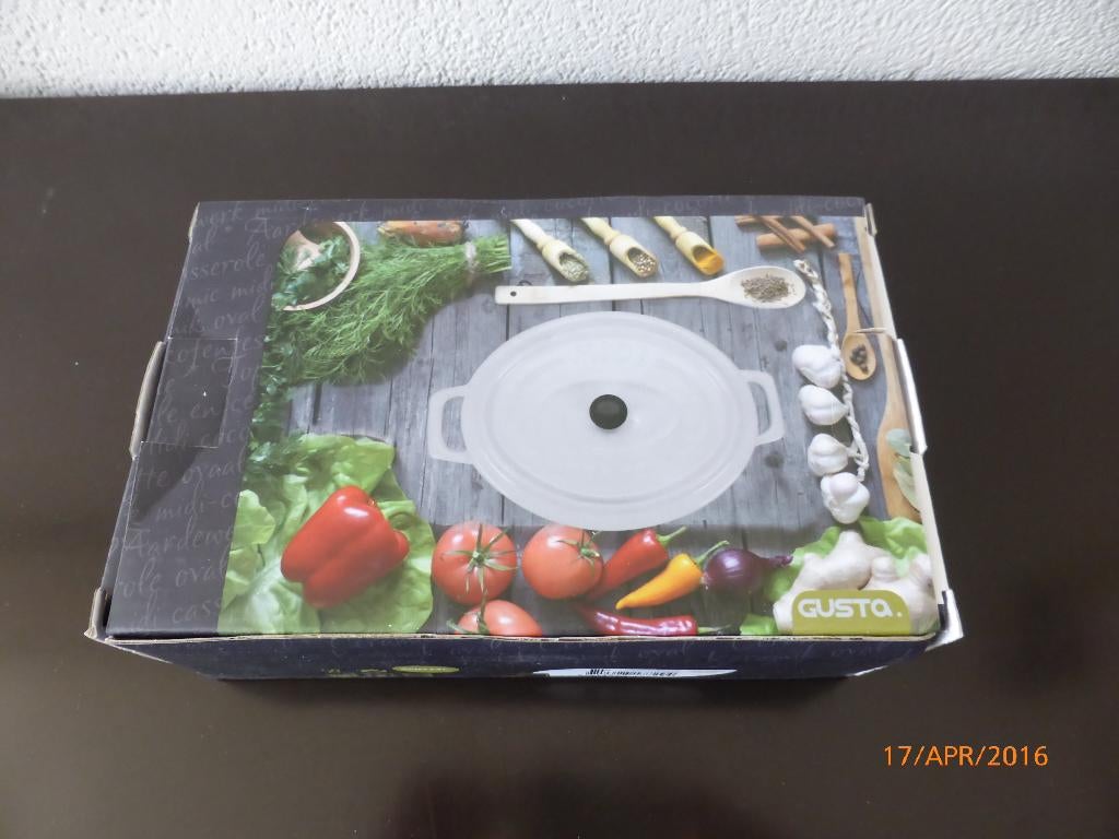 Gusta Cocotte Set (3 Stuks) ... Nieuw!, Ophalen of Verzenden, Nieuw, Overige materialen, Kookpan of Snelkookpan