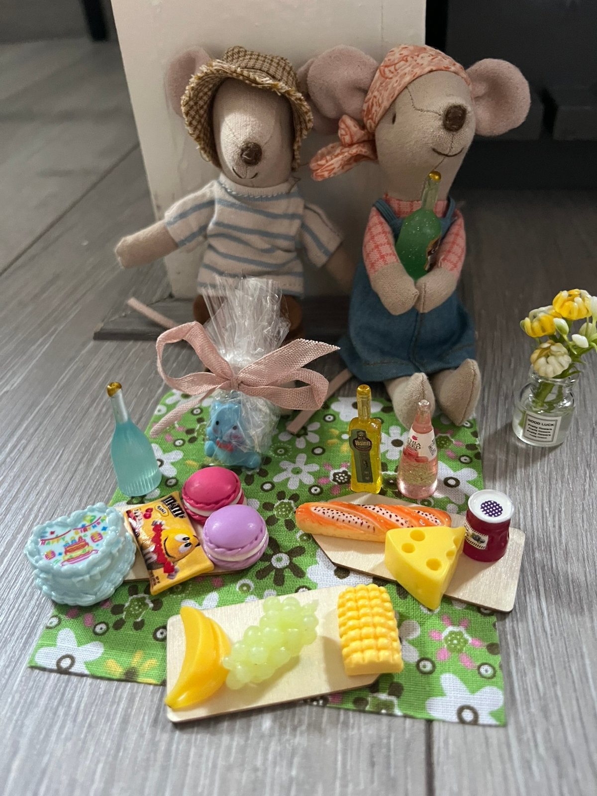 Picknicksetje poppenhuis incl verzenden, Verzamelen, Ophalen, Zo goed als nieuw, Poppenhuis