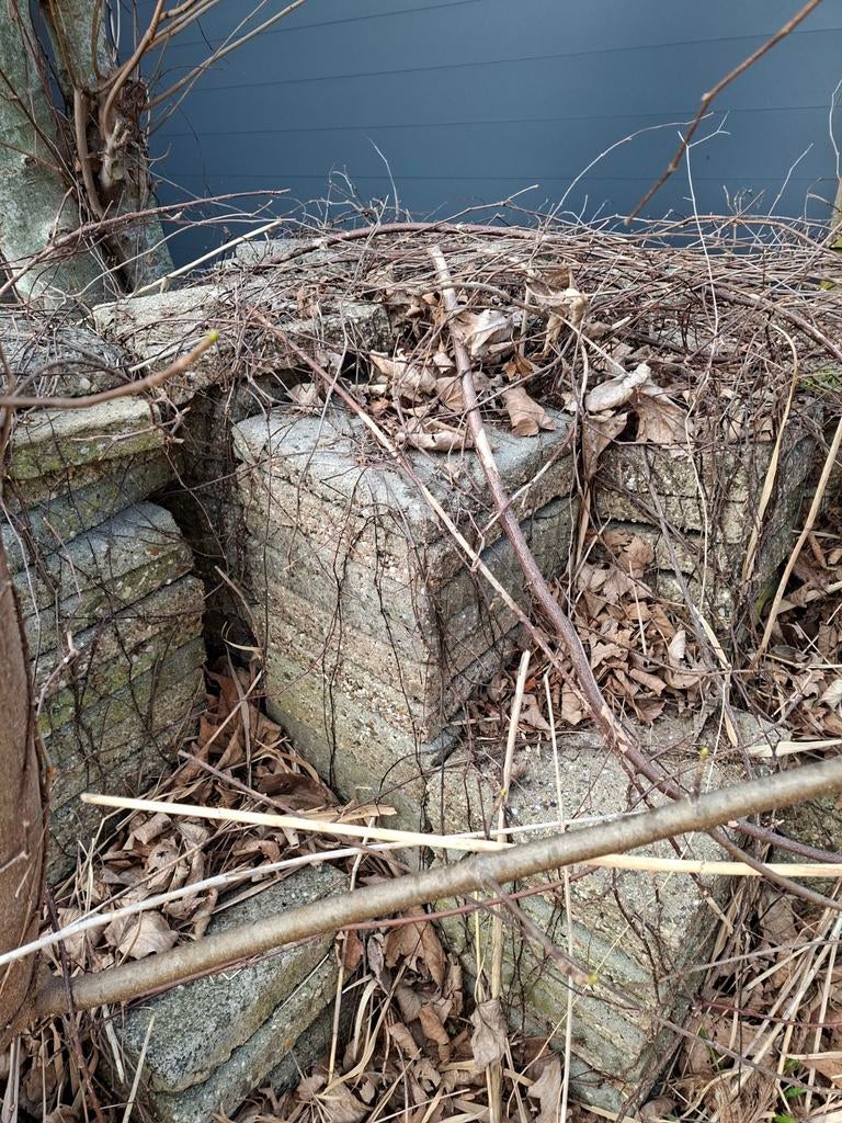 Stoeptegels (GRATIS), Tuin en Terras, Haardhout, Minder dan 3 m³, Ophalen of Verzenden