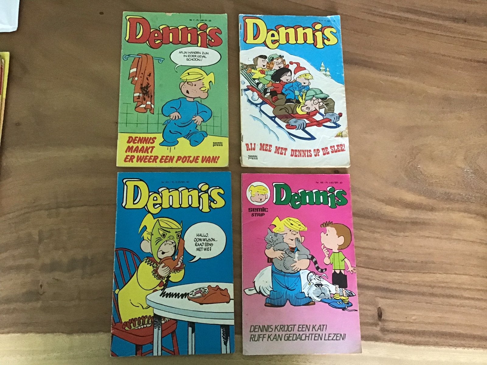 Dennis de Bengel Stripboeken - 4 Stuks, Meerdere stripboeken, Verzenden, Gelezen