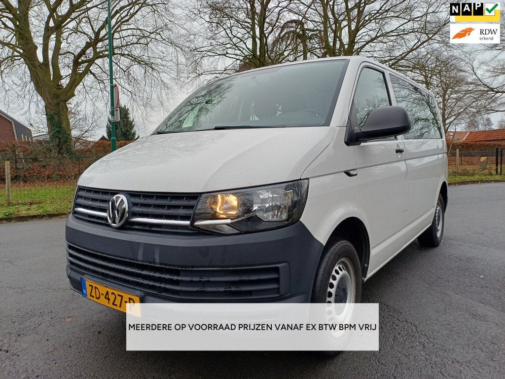 Volkswagen Transporter Kombi 2.0 TDI L1H1 9PERSONEN/PRIJS EX, Auto's, Volkswagen, Voorwielaandrijving, 15 km/l, Euro 6, 241 €/maand
