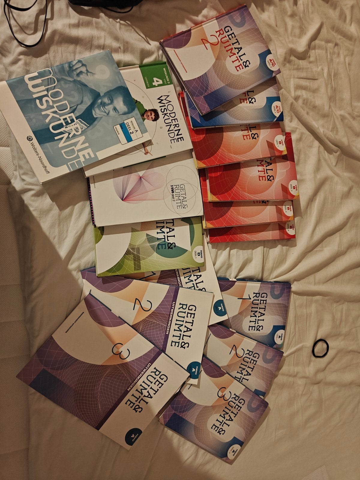 Verschillende boeken getal en ruimte wiskunde, Ophalen, Beta, Gelezen, Overige niveaus