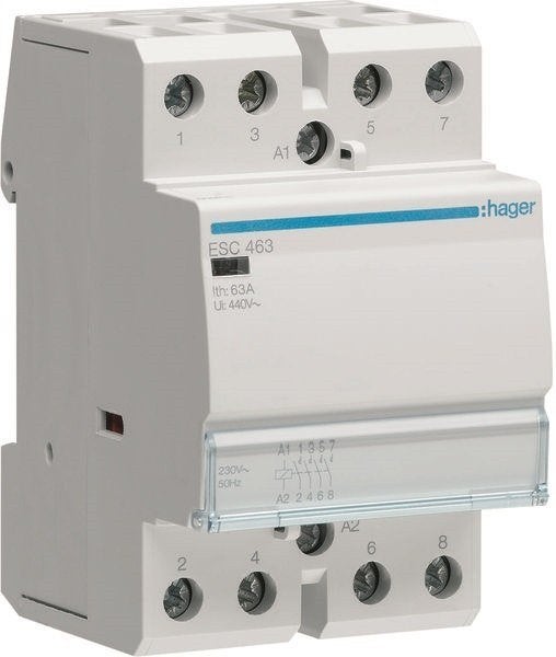 Magneetschakelaar / relais 63A 4xM 230V, Verzenden, Nieuw