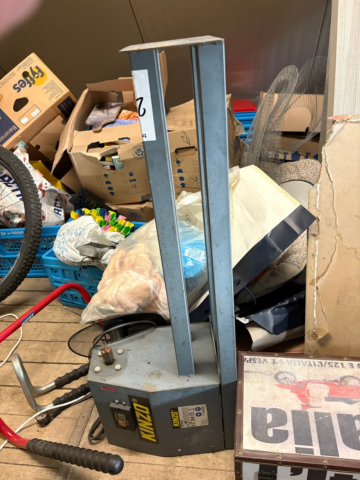 Kinzo 48P500 hout draaibank met standaard, Ophalen, Gebruikt