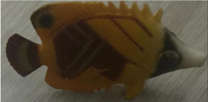 Leuk Vrolijk Vis Speelgoed - 6 cm, Verzamelen, Beelden en Beeldjes, Ophalen of Verzenden, Gebruikt, Dier