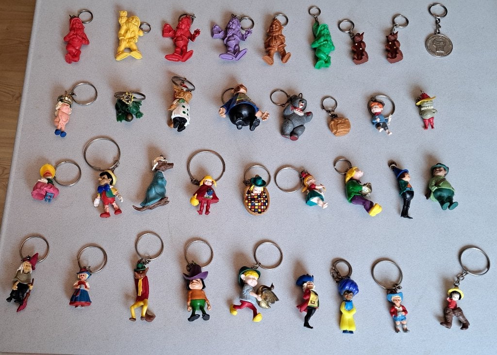 Diverse vintage sleutelhangers, Ophalen of Verzenden, Gebruikt, Merk