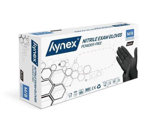 Hynex Nitril Handschoenen Zwart maat L en XL, Ophalen of Verzenden, Nieuw