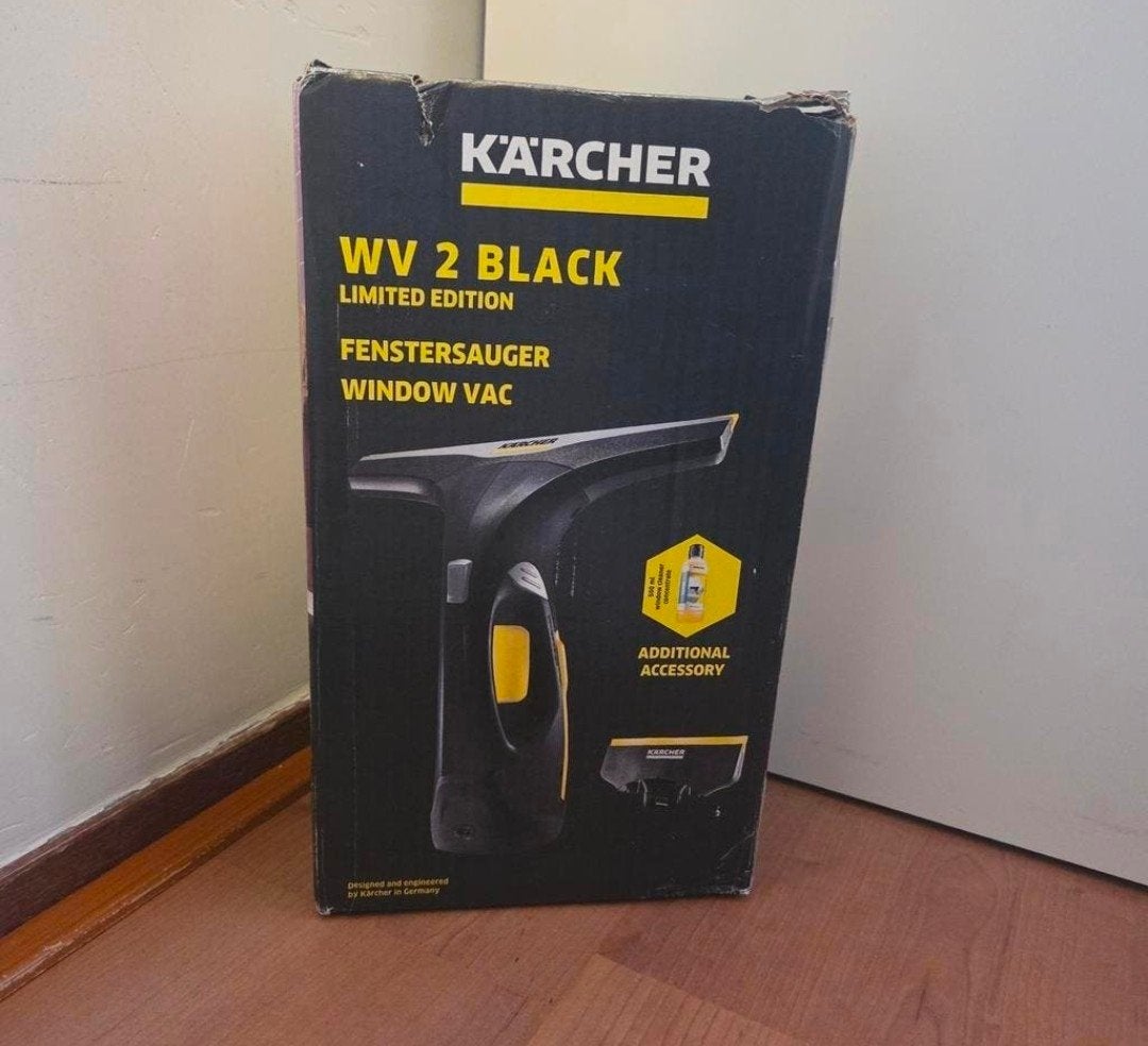 Kärcher WV 2 Black Limited Edition Raamwisser, Ophalen, Raamwisser of Trekker