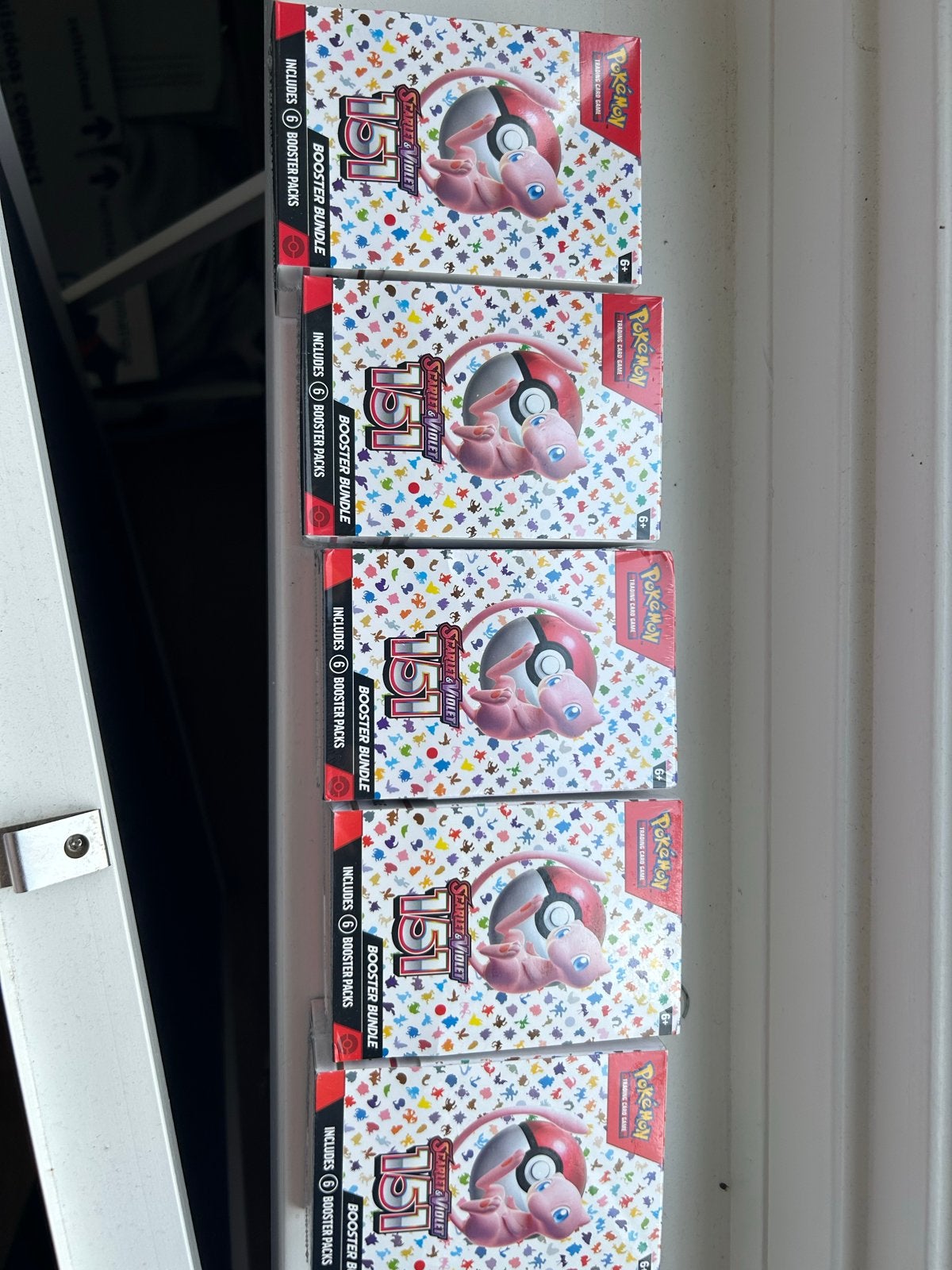 Pokémon  151 Booster Bundles (5 stuks), Ophalen of Verzenden, Nieuw, Boosterbox