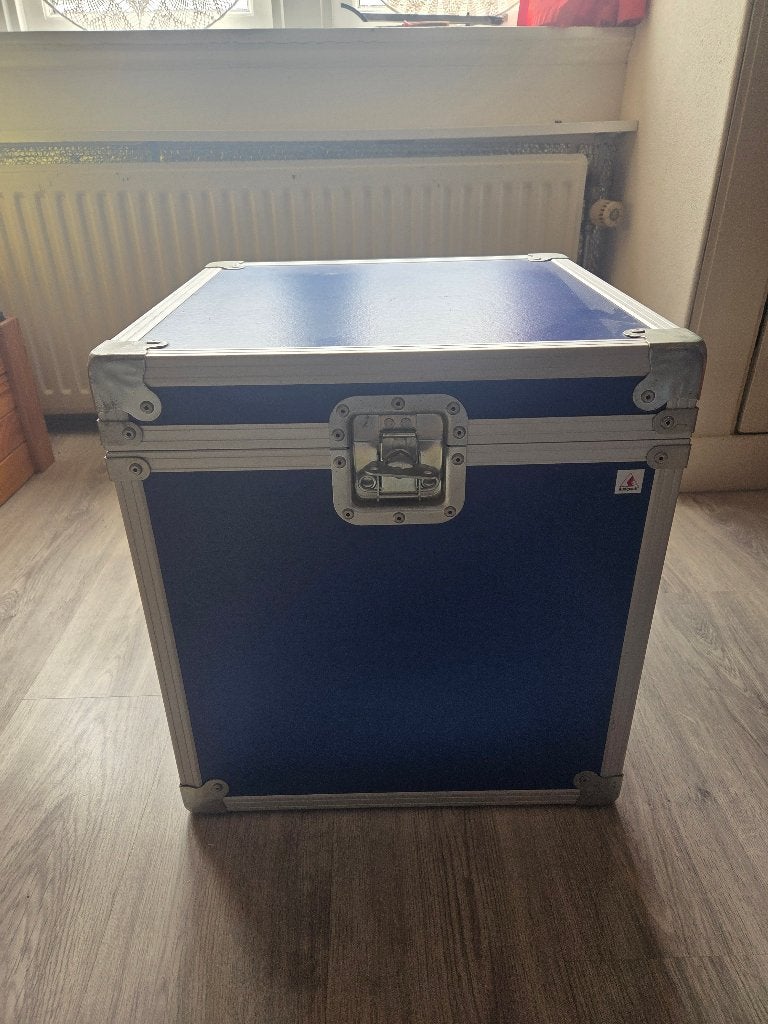 Flightcase (blauw) - vierkant, Ophalen, Gebruikt, Overige instrumenten, Flightcase