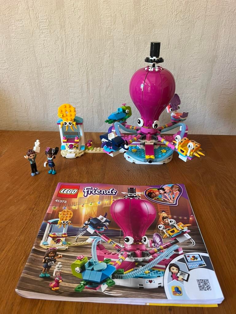 LEGO Friends 41373 Octopus Attractie, Lego, Friends, Ophalen of Verzenden, Zo goed als nieuw