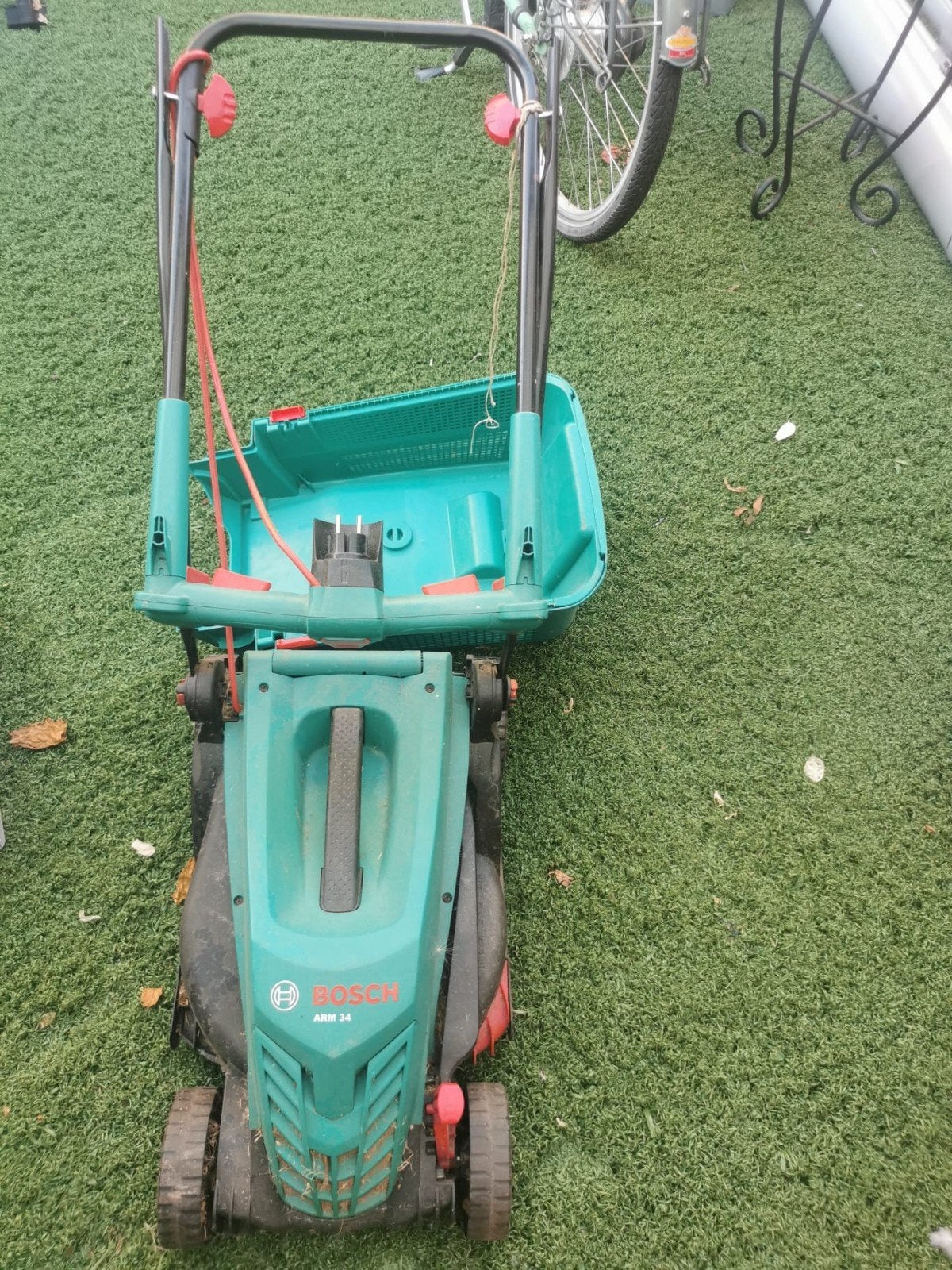 Bosch ARM 34 Elektrische Grasmaaier - Gebruikt, Ophalen, Cirkelmaaier, Gebruikt, Elektrische grasmaaier