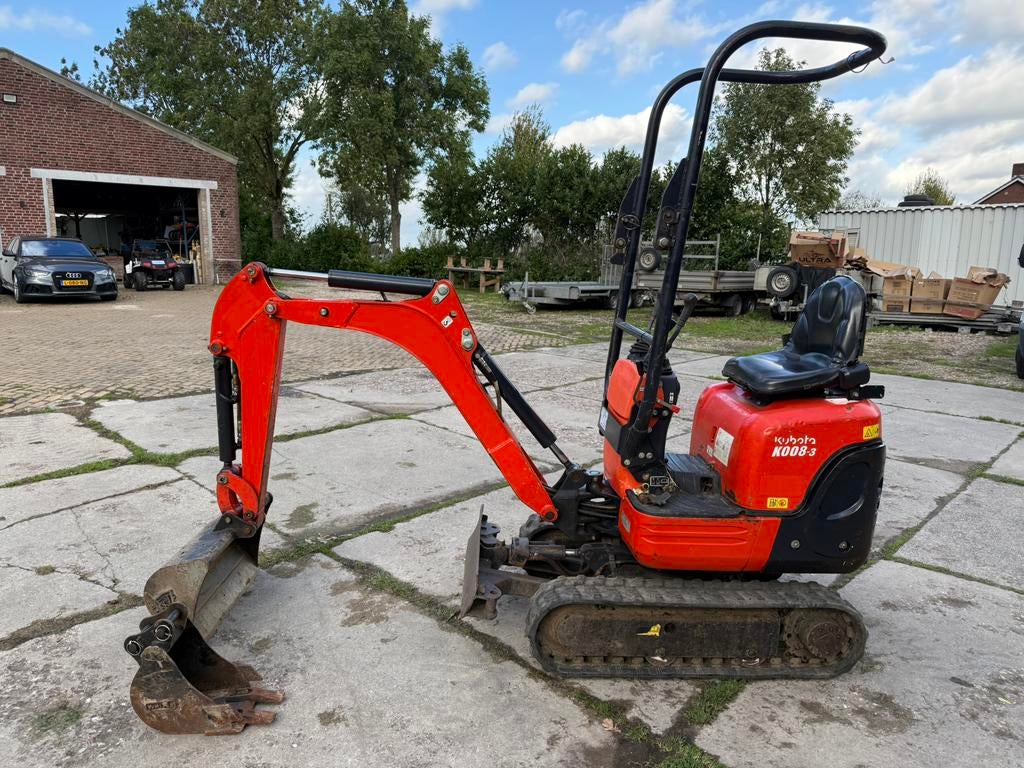 Minigraver te huur incl transport Nijmegen Wijchen Beuningen