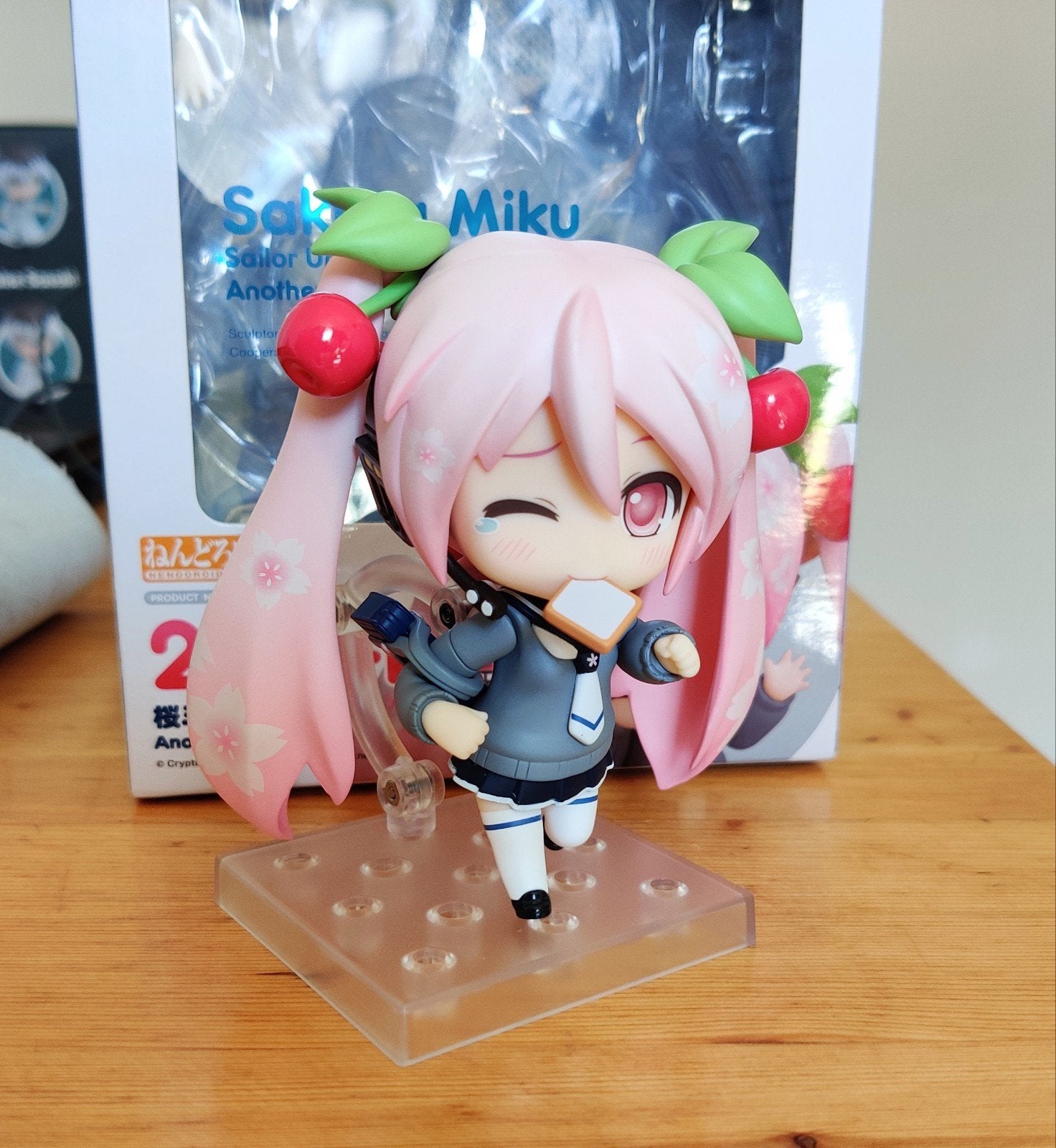 Sakura Miku School Uniform Nendoroid anime figure, Ophalen of Verzenden, Zo goed als nieuw