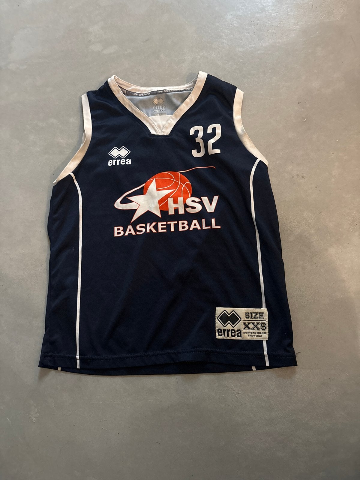 Errea HSV Basketball shirt maat XXS, Ophalen of Verzenden, Gebruikt, Kleding