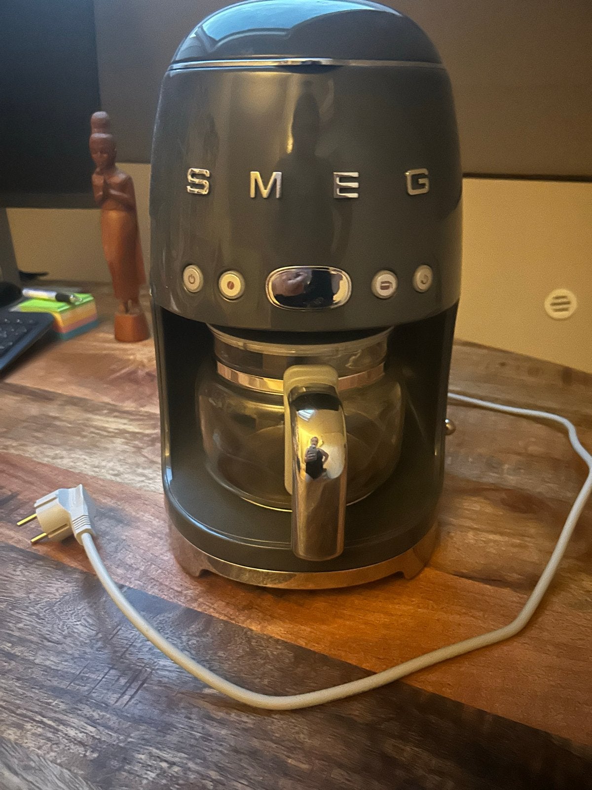 Smeg Koffiezetapparaat - Stijlvol en Functioneel, Ophalen, Koffiemachine, Gemalen koffie, Zo goed als nieuw