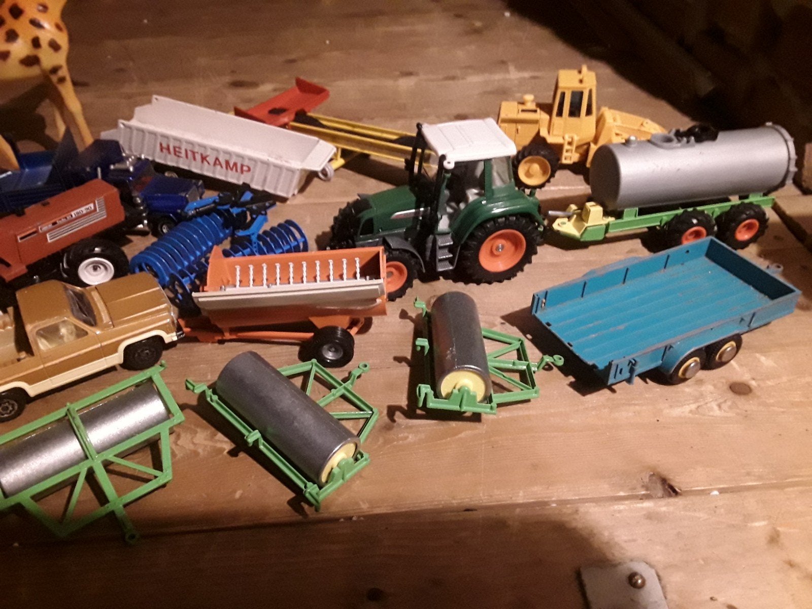 Grote set landbouw speelgoed met dieren, Ophalen, Gebruikt