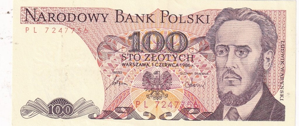 Polen 100 zloty 1-6-1986, Verzenden, Polen, Los biljet