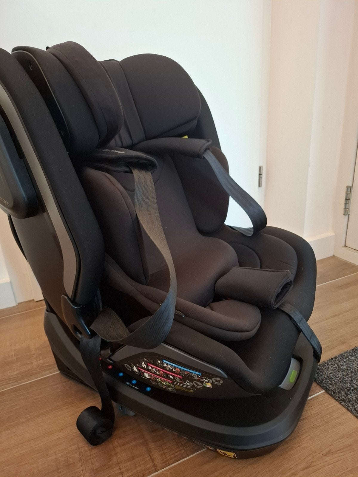 Autostoel Kidsriver premium als NIEUW!, Verstelbare rugleuning, Nieuw, Isofix, Ophalen