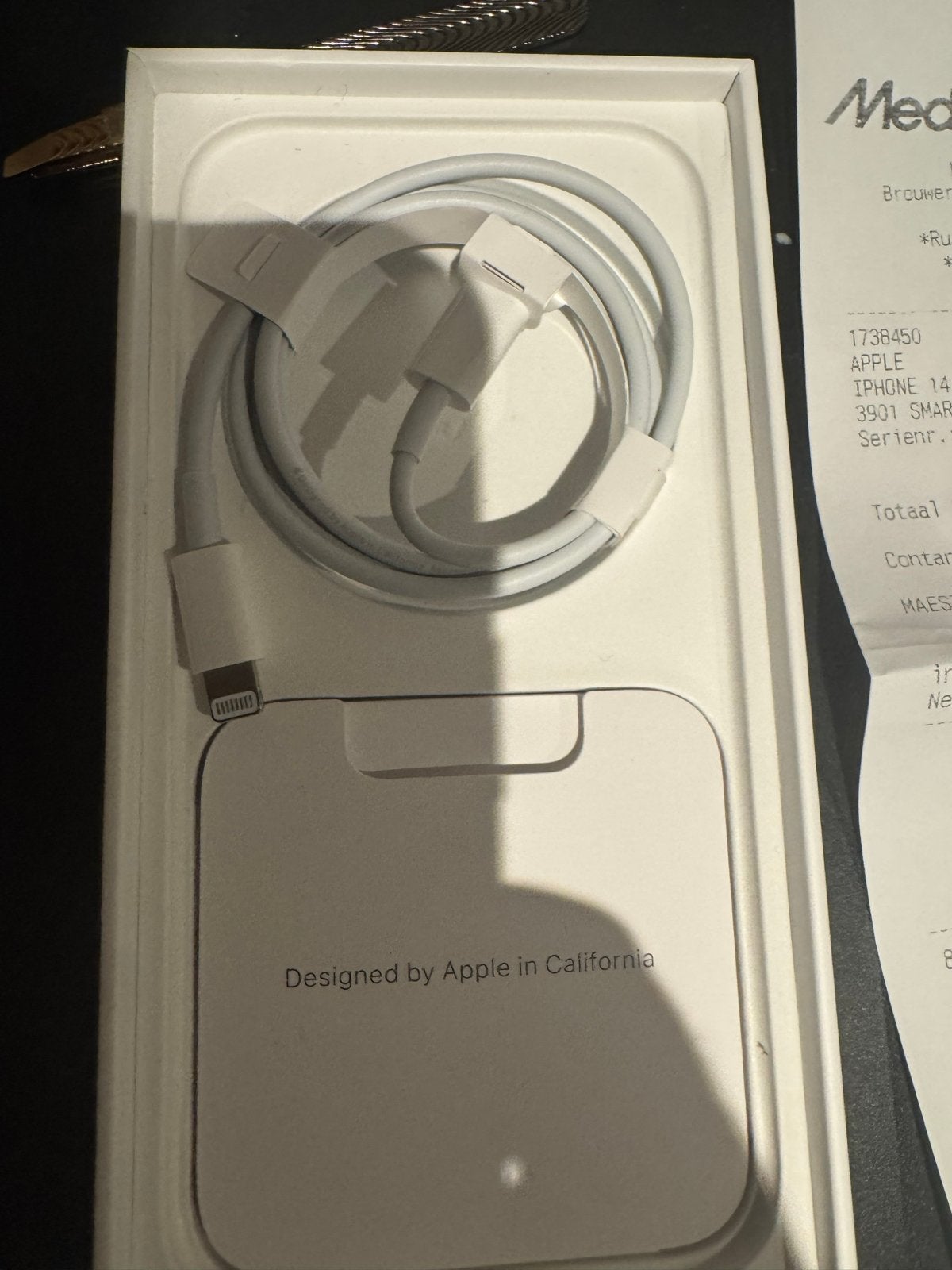 iPhone 14 Pro Goud - 77% batterij - Als nieuw met doos en la, Ophalen, Zo goed als nieuw, Goud, IPhone 14 Pro