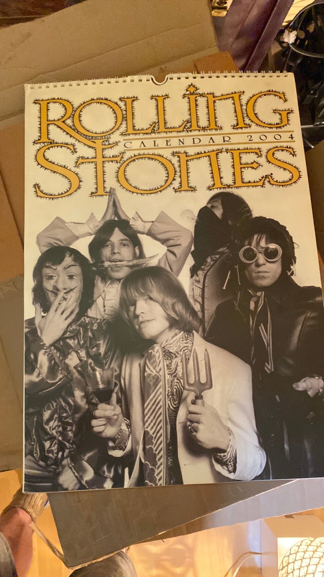 Rolling Stones Kalender 2004, Ophalen of Verzenden, Maandkalender, Gebruikt