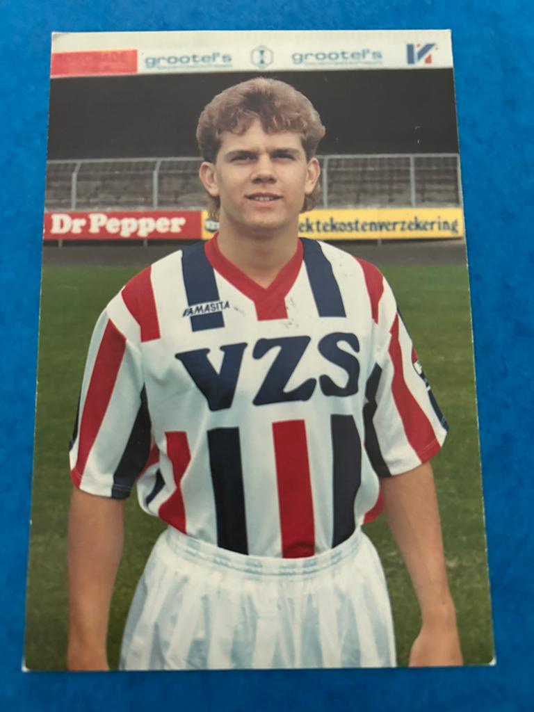 Hennie de Romeijn - Spelerskaart, Verzamelen, Sportartikelen en Voetbal, Verzenden, Zo goed als nieuw, Willem II, Spelerskaart