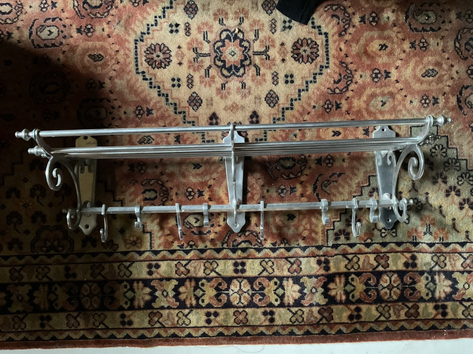 Vintage Art- Deco kapstok, Wandkapstok, Ophalen of Verzenden, Zo goed als nieuw, Minder dan 100 cm