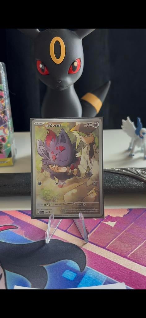 N’s Zorua 189 promo pokemon kaart, Ophalen of Verzenden, Zo goed als nieuw