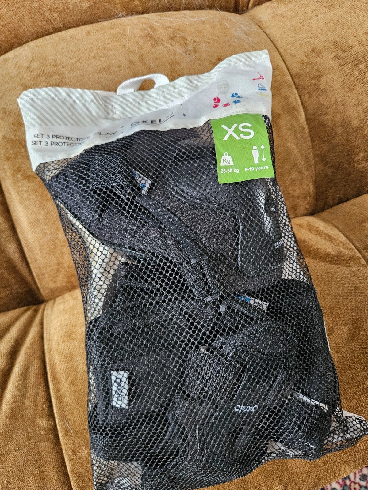Oxelo beschermset XS voor kinderen (25-50kg), Ophalen, Zo goed als nieuw, Kinderen