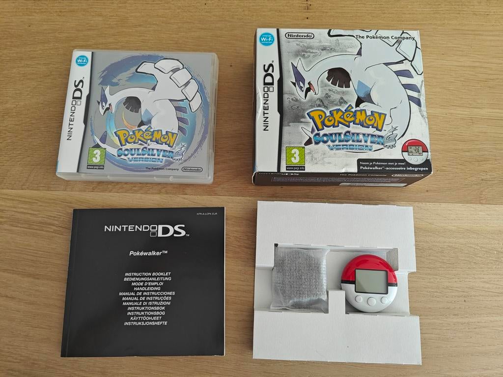 Pokémon soulsilver version compleet met pokewalker, Spelcomputers en Games, Games | Nintendo DS, 1 speler, Ophalen of Verzenden
