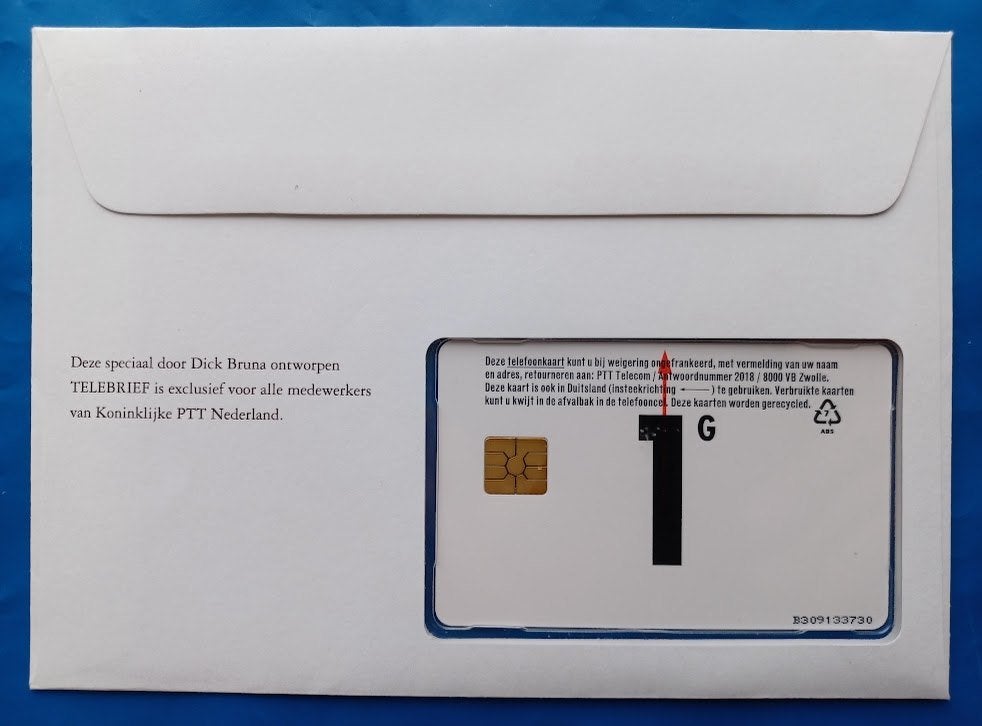 Telebrief DICK BRUNA - 1995, Verzamelen, Ophalen of Verzenden, Nederland