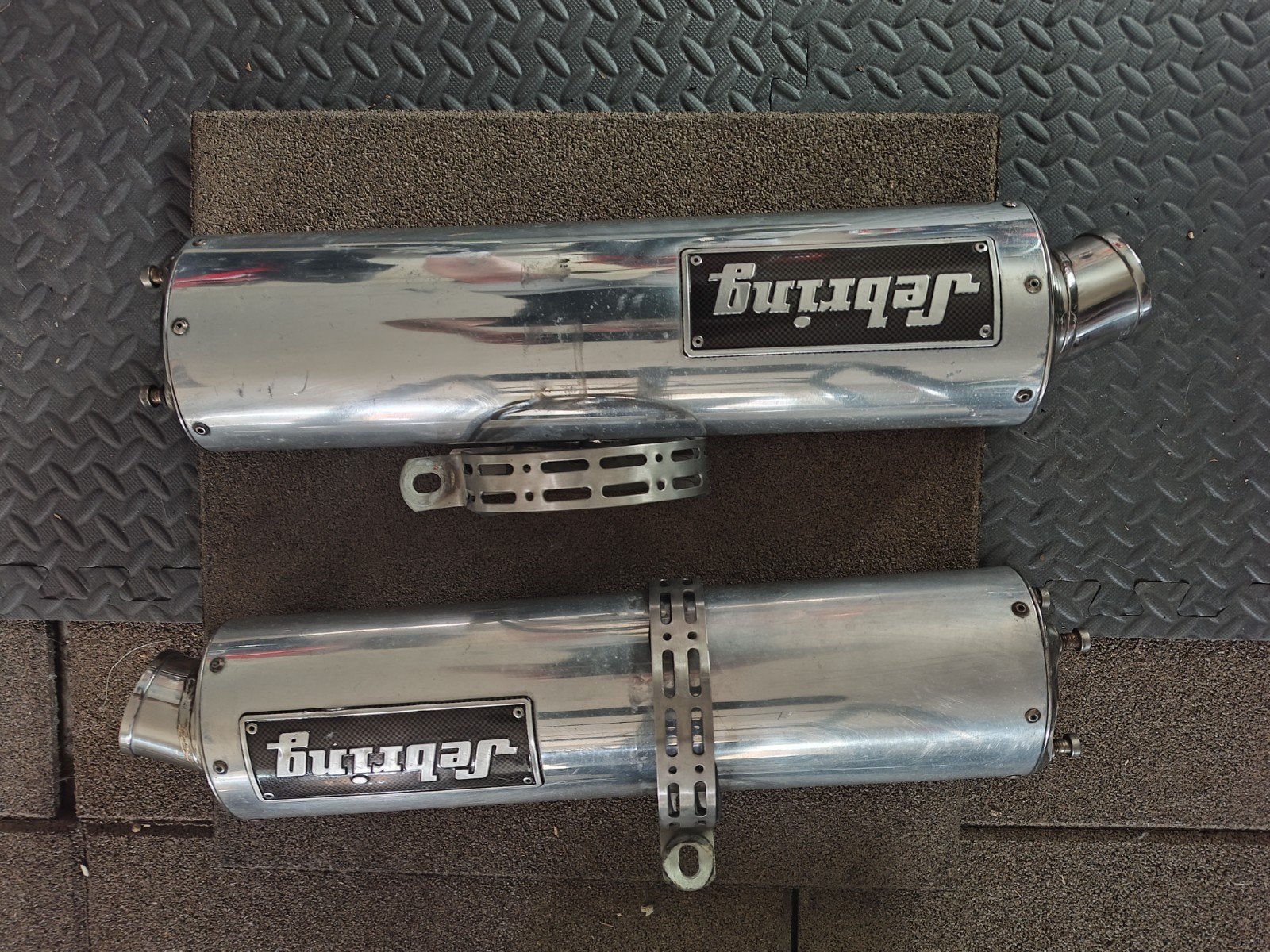 Sebring open race dempers voor Suzuki TL1000 ea izgst, Ophalen of Verzenden