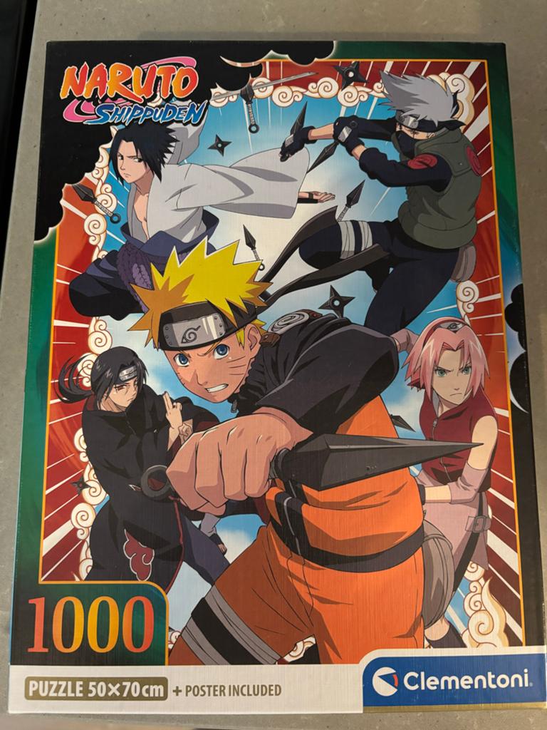 Naruto Legpuzzel 1000 stukjes - Nieuw, Ophalen, 500 t/m 1500 stukjes, Nieuw, Legpuzzel