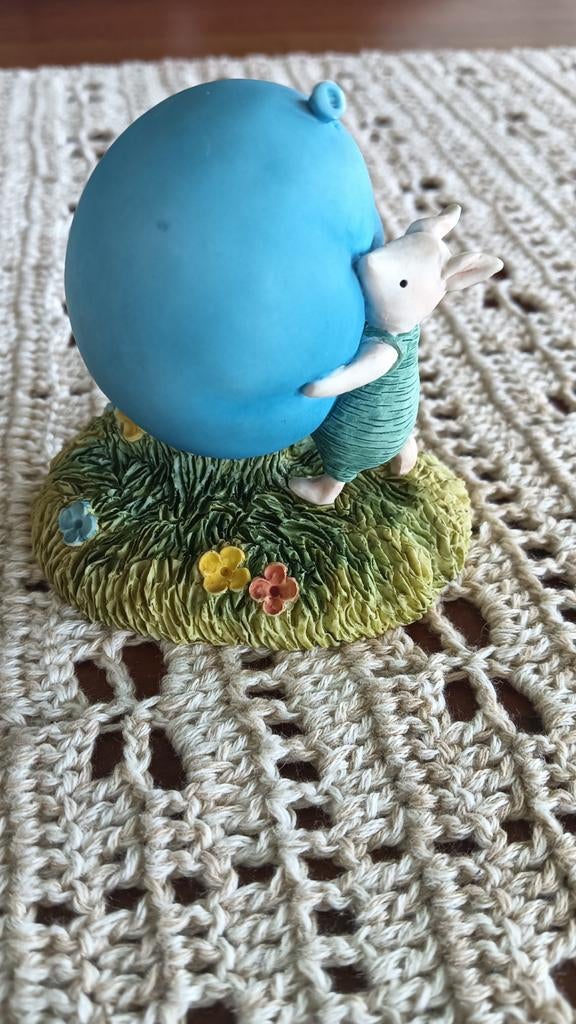 Disney classic Pooh Piglet beeldje, Ophalen, Winnie de Poeh of vrienden, Zo goed als nieuw, Beeldje of Figuurtje