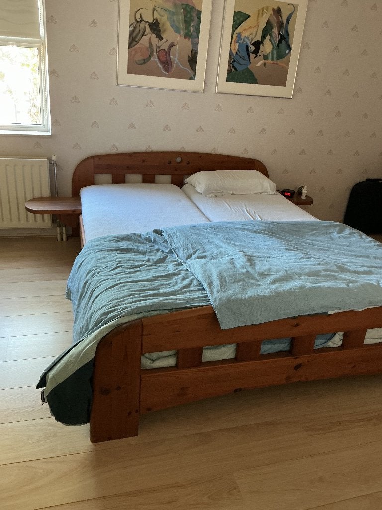 Ombouw 2persoons bed, Kaptafel, stoel, Ophalen, Gebruikt, Overige kleuren, Tweepersoons