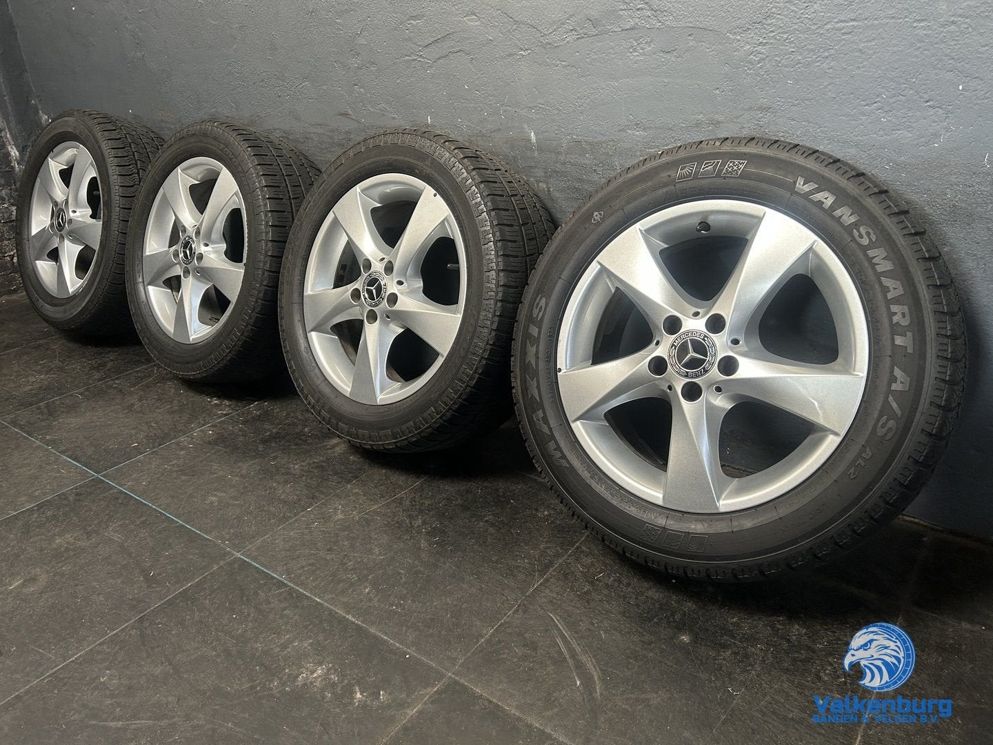 6.5mm! Originele Mercedes Vito V-Klasse W447 17 inch velgen, -, -, Banden en Velgen, 17 inch