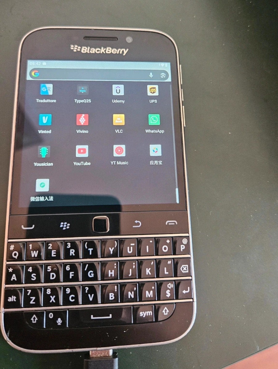 Zinwa Q25 – Android smartphone met fysiek toetsenbord, Telecommunicatie, Mobiele telefoons | Hoesjes en Frontjes | Blackberry