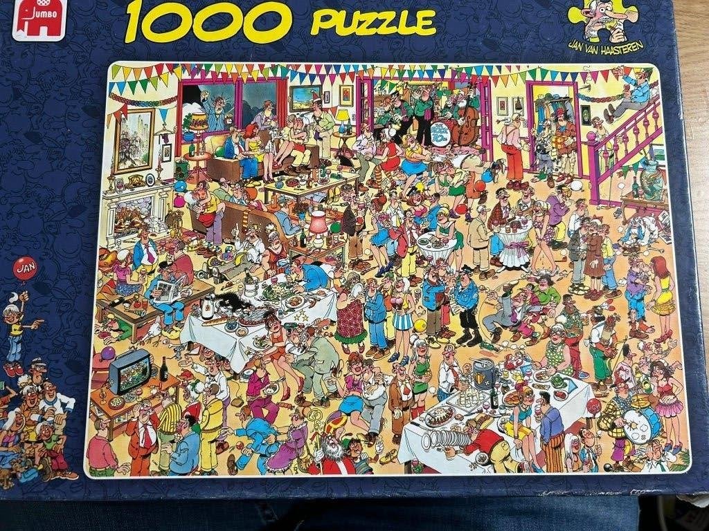 Jan van Haasteren (Verschillende puzzels), Ophalen, 500 t/m 1500 stukjes, Zo goed als nieuw, Legpuzzel