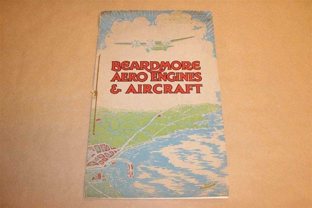 Zeldzame catalogus Beardmore vliegtuigmotoren - ca 1935 !!, Verzamelen, Luchtvaart en Vliegtuigspotten, Ophalen of Verzenden, Zo goed als nieuw