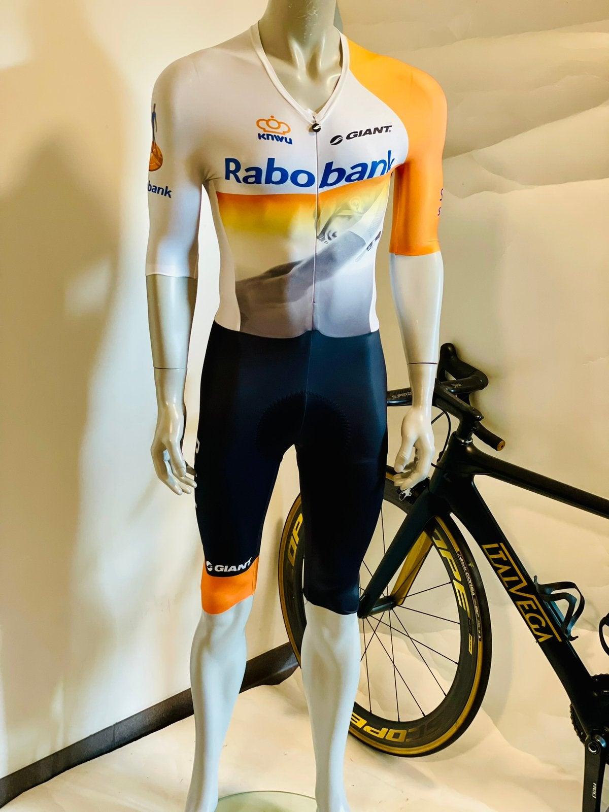 Wielrenkleding wielrenpak snelpak speedsuit maat S Giant, Ophalen of Verzenden