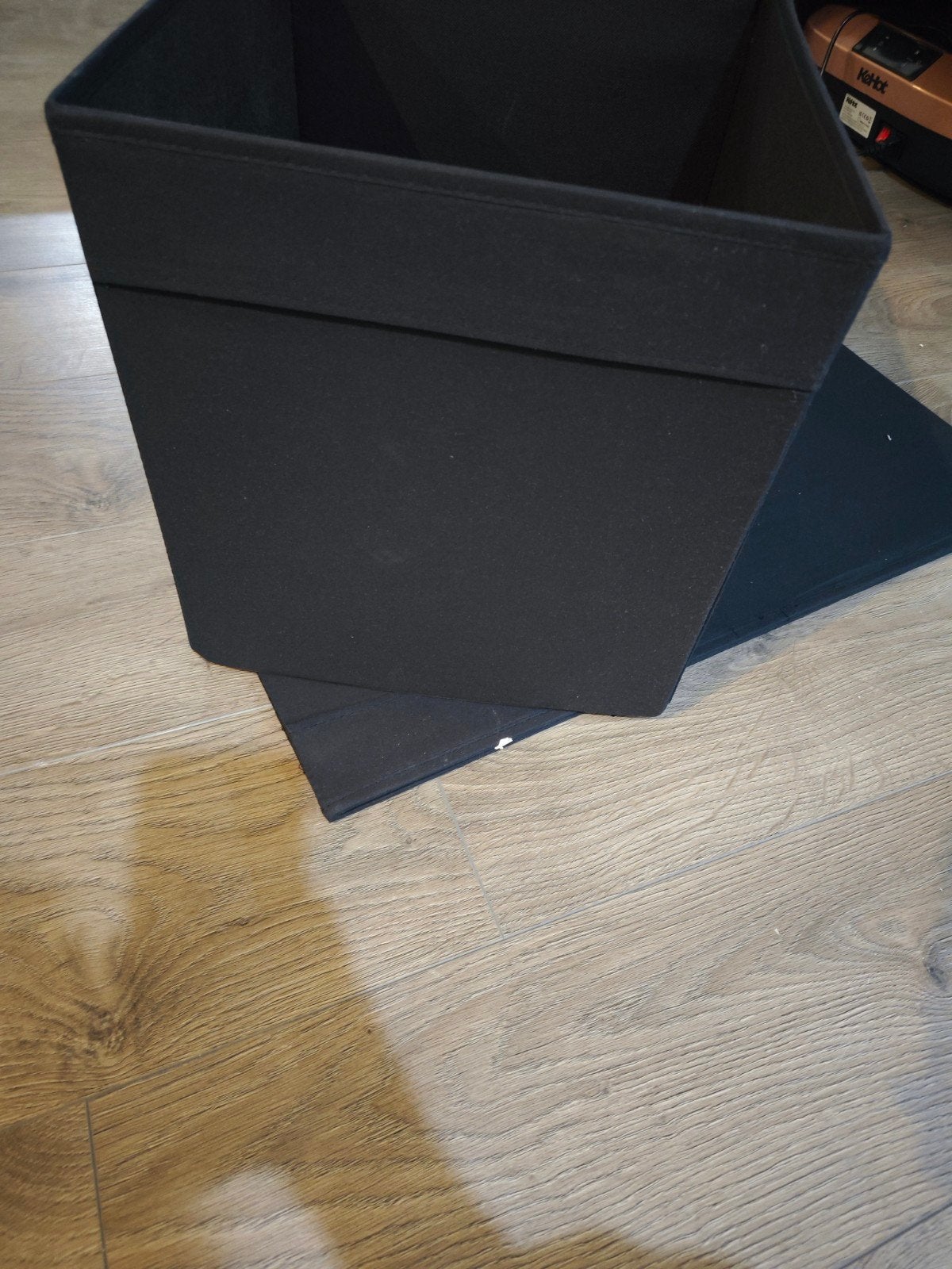 Nieuwe zwarte Drona opbergbakken voor IKEA Kallax kast, Opvouwbaar, Minder dan 50 cm, Ophalen of Verzenden, Zo goed als nieuw