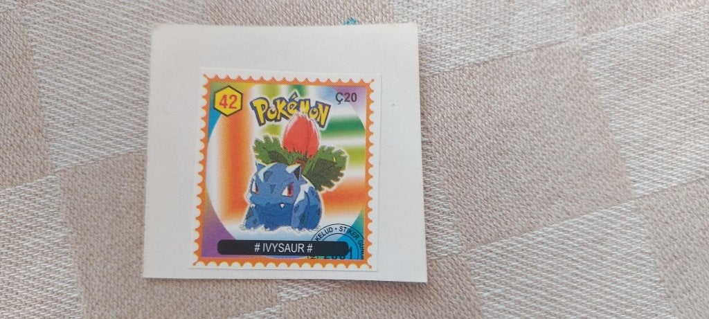 pokemon postzegel zeldzaam gelimiteerd Ivysaur, Ophalen of Verzenden, Nieuw, Overige typen
