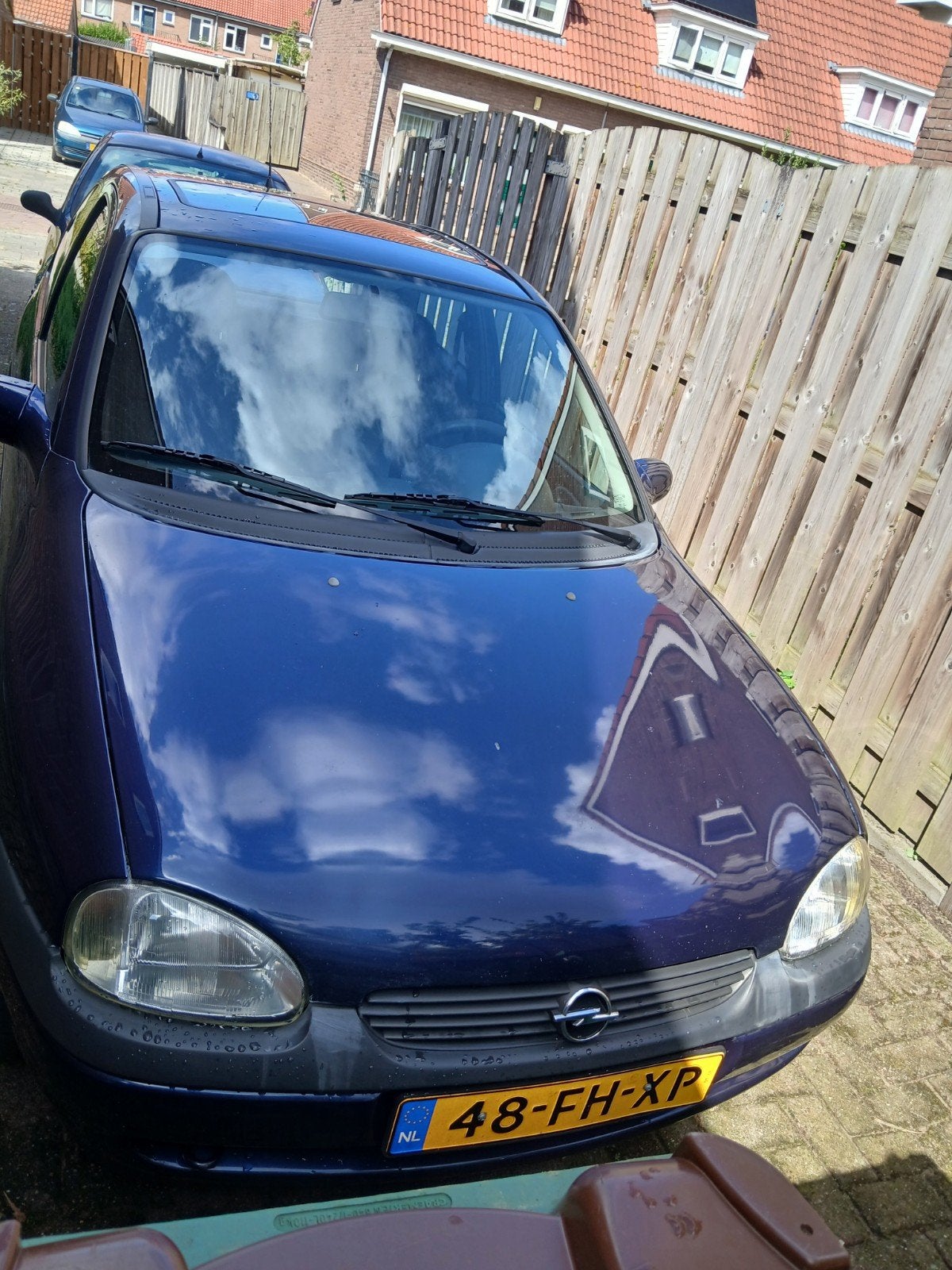 Opel Corsa 1.4 I 16V 3D 2000 Blauw, Auto's, 450 kg, 31 €/maand, 4 cilinders, Blauw