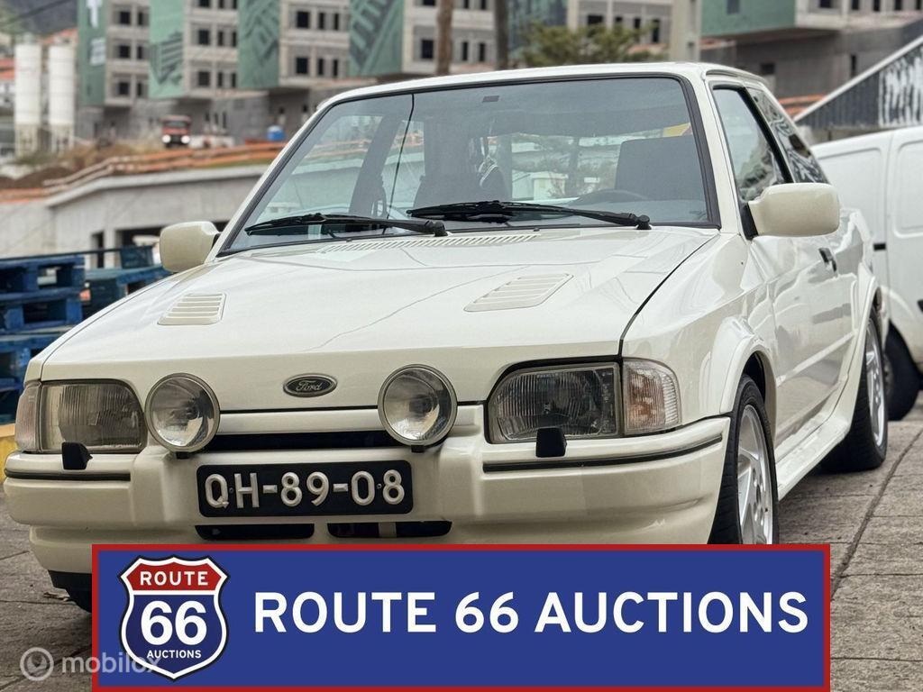 Ford Escort RS Turbo | 1988 | Route 66 Auctions, Auto's, Overige carrosserieën, Zwart, Bedrijf, Handgeschakeld