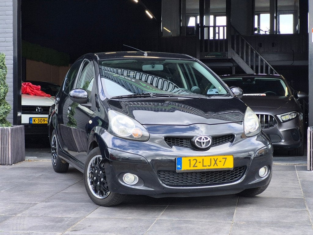 Toyota Aygo 1.0-12V Comfort|Airco|Carplay|Nieuwe Koppeling, Voorwielaandrijving, Stof, Gebruikt, Met garantie (alle)